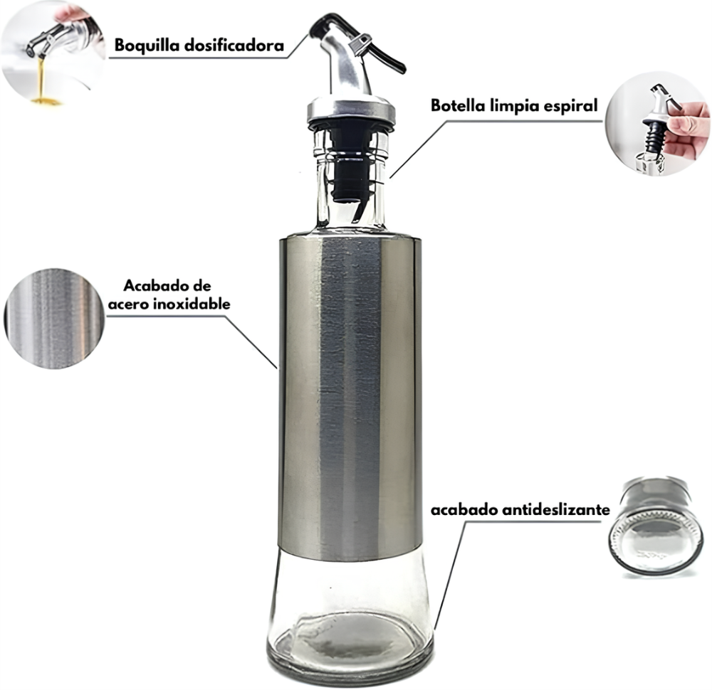 Vinagrega Con Boquilla Dosificadora