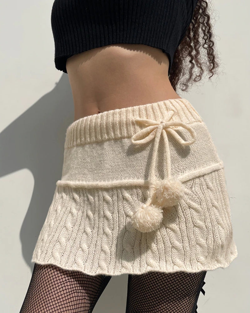 olivia sweet town knit skirt