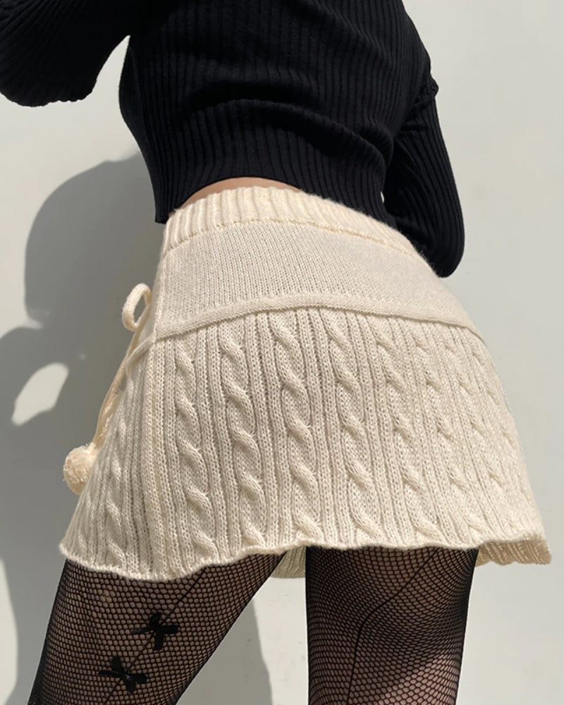 olivia sweet town knit skirt