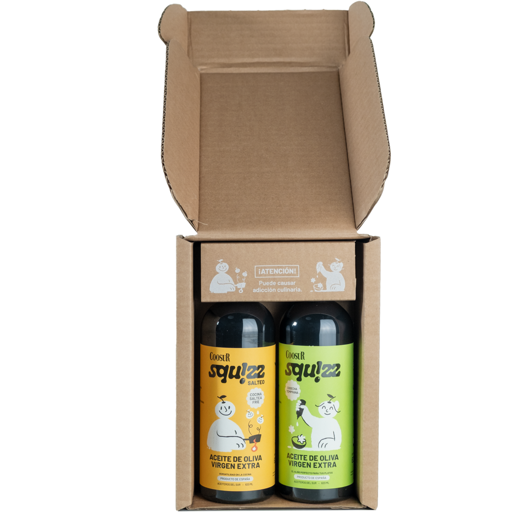 Combo Aceite de Oliva Virgen Extra Coosur Squizz 2x620 ml